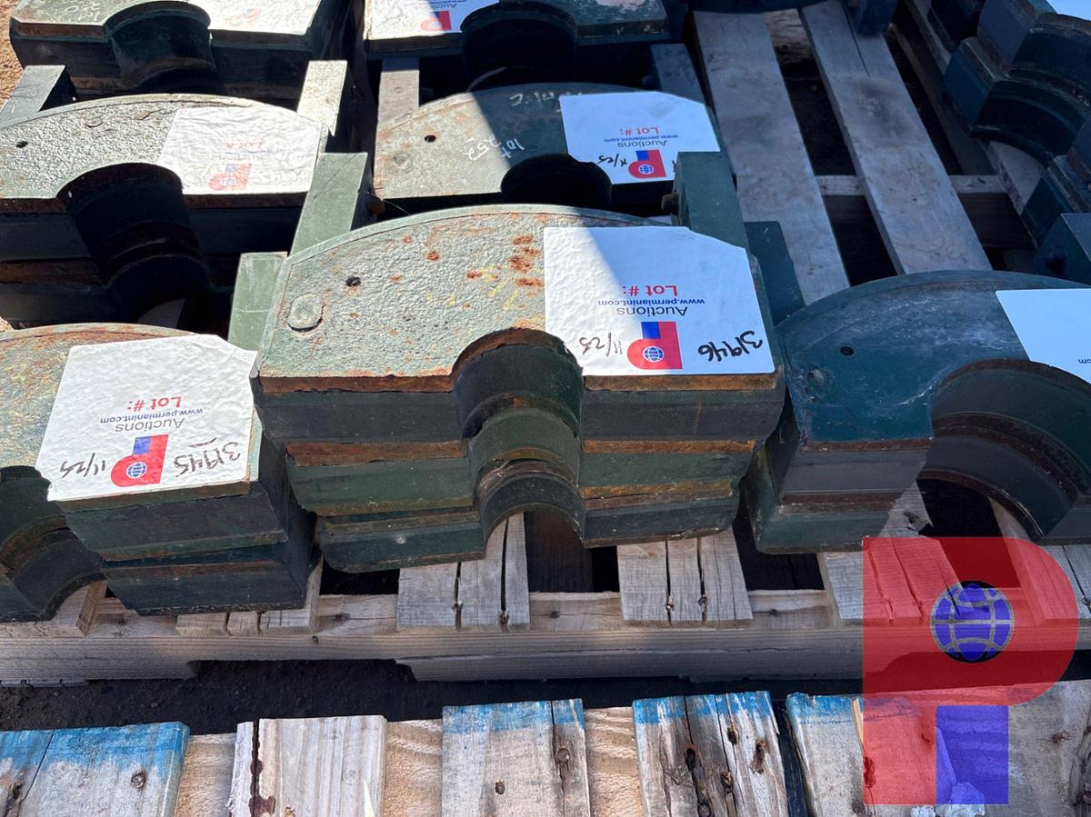 Used (3) 12”W X 2-7/8”DIA BOP PIPE RAMS