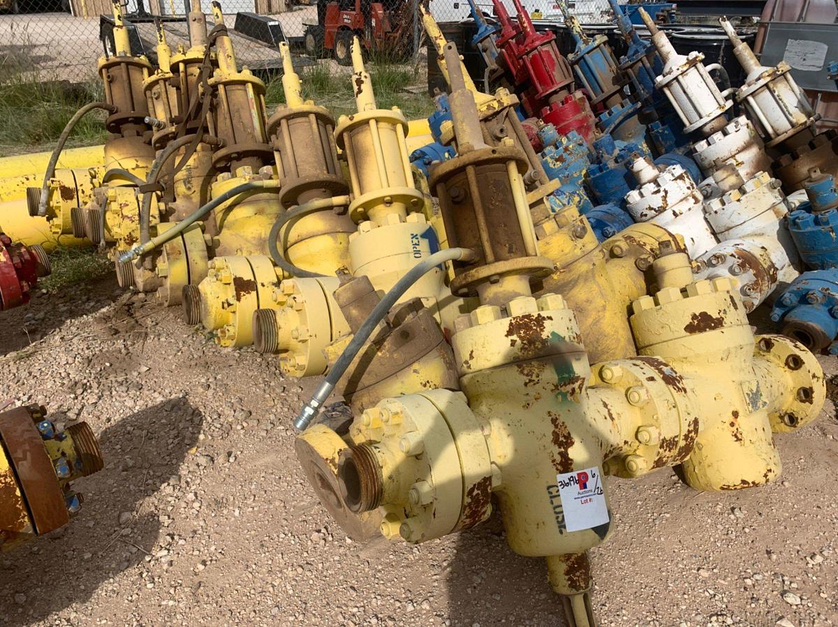 Used (16) 4” 10k Hydraulic Gate Valves