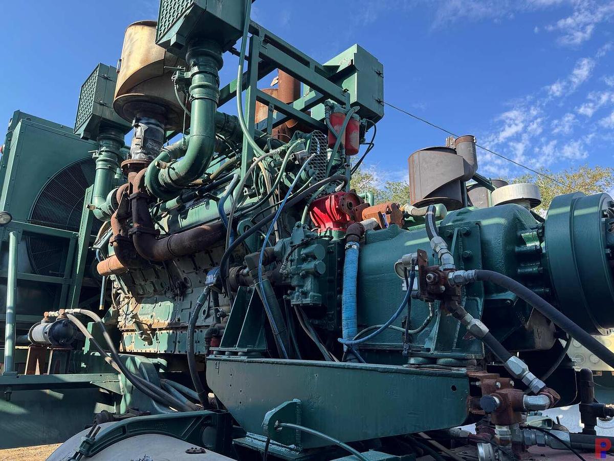 Used T/A FRAC PUMP TRAILER W/ DETROIT DEIESEL 12V 149TTA DIESEL ENGIINE & ALLSION TRANSMISSION