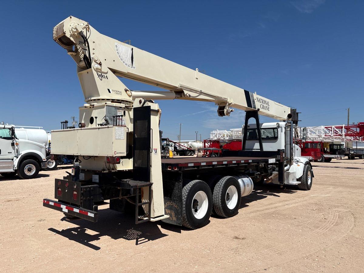 Used 2010 PETERBILT 367 T/A DAYCAB 26-TON CRANE TRUCK