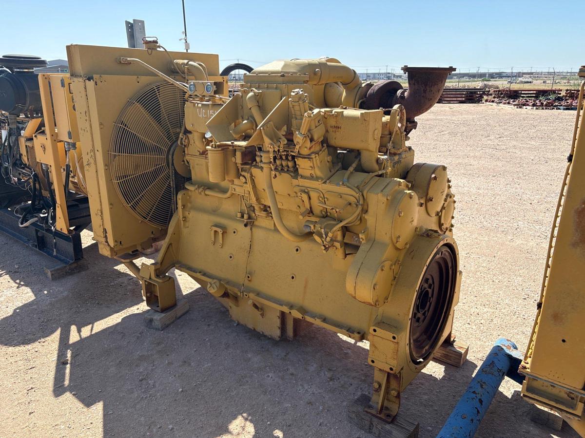 Used CAT D353E diesel engine w/ radiator