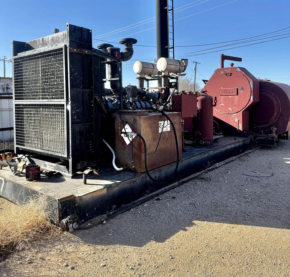 Used BRIDGES EQUIPMENT BOMCO F-1600 TRIPLEX MUD PUMP