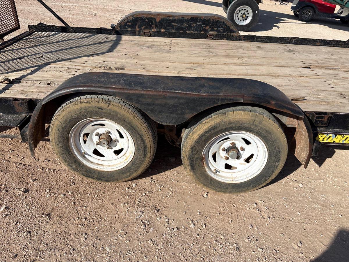 Used 2001 BIG TEX 16’ X 83” T/A BUMPER PULL UTILITY TRAILER