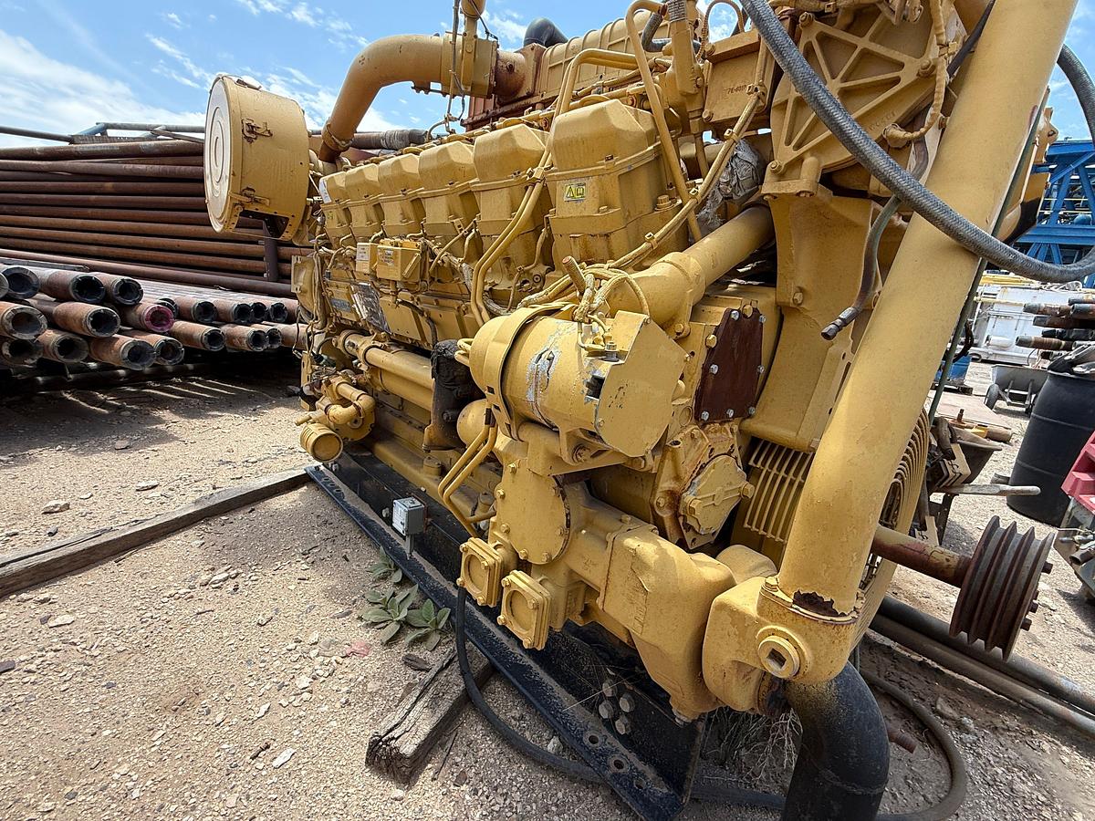 Used CATERPILLAR 3512 DRILLING MUD PUMP DIESEL ENGINE
