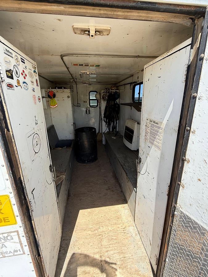 Used 2000 CRKG 24’x102” T/A PORTA-POTTY DOGHOUSE GOOSENECK TRAILER