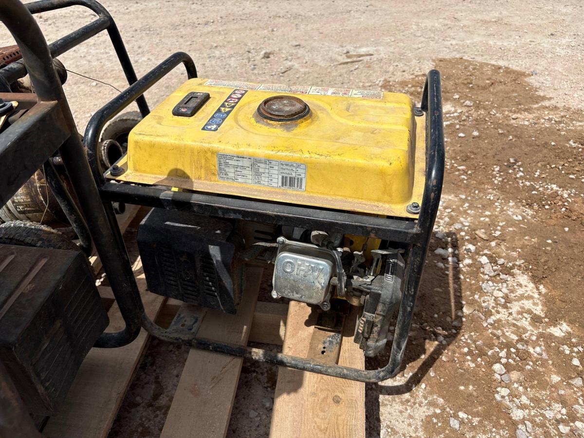 Used (2) champion portable generators & (2) trash pump