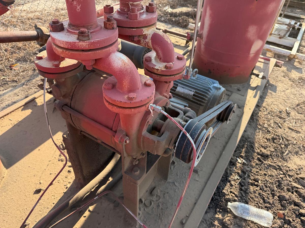 Used (3) SKIDDED AIR COMPRESSOR STATIONS INCOMPLETE F/ PARTS
