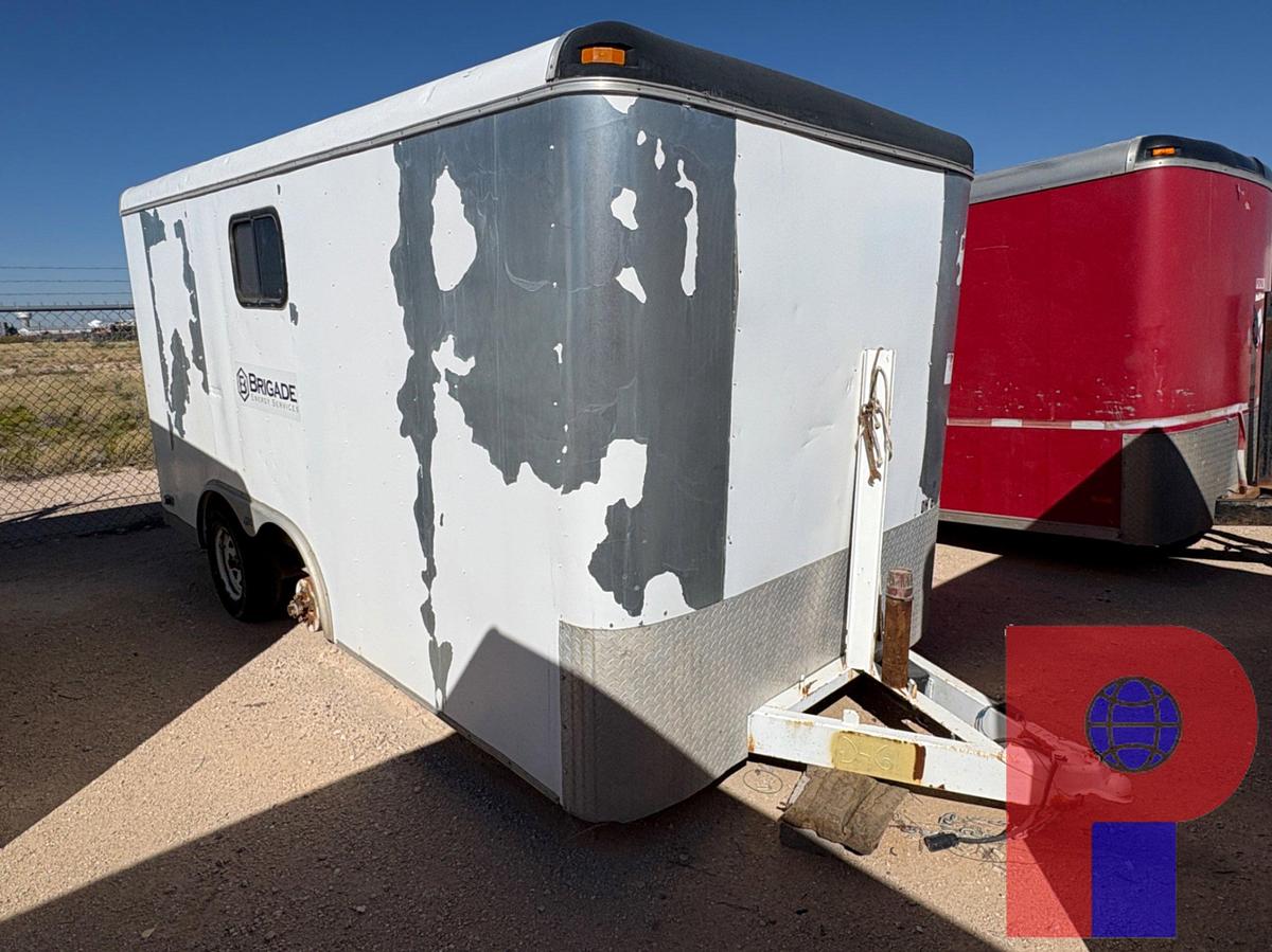 Used 2007 PACE AMERICAN 14’ X 7’ T/A BUMPER PULL DOGHOUSE TRAILER