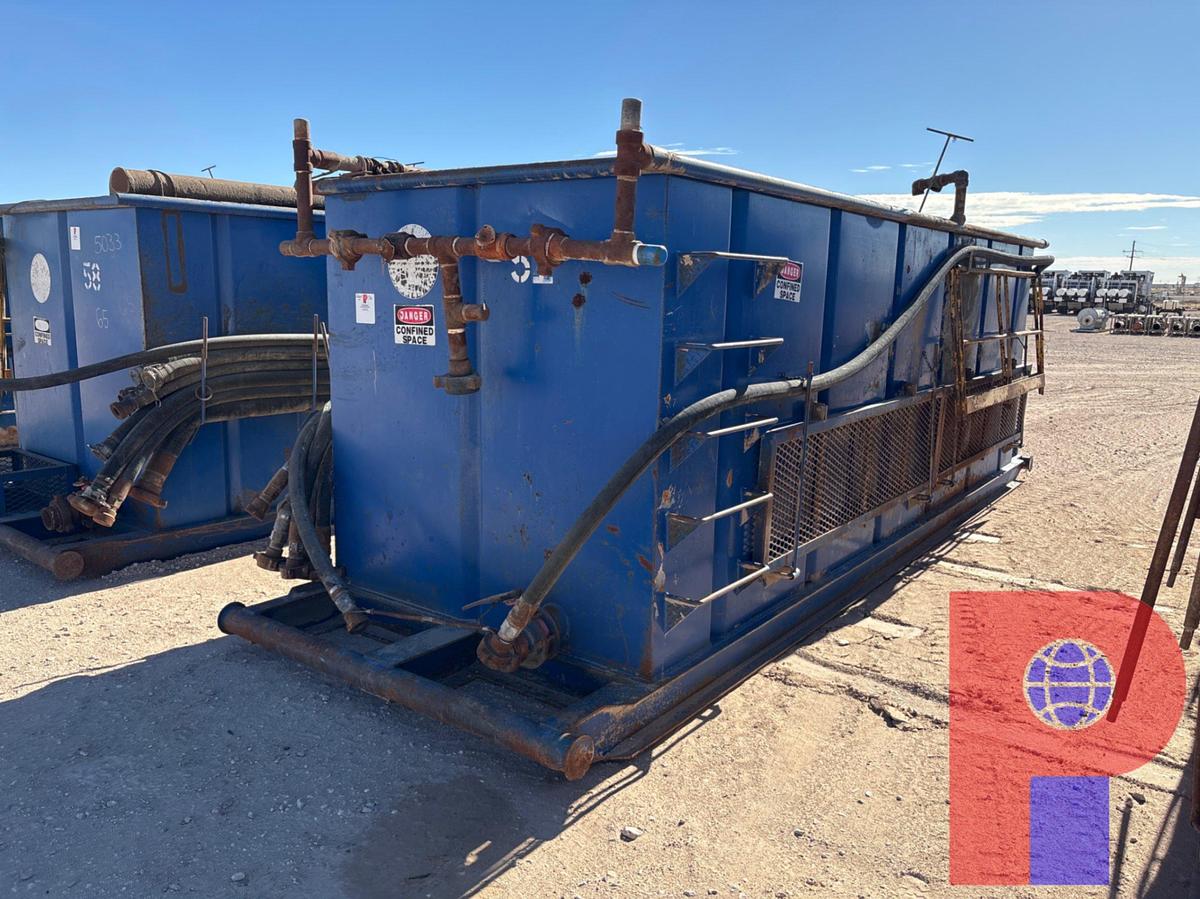 Used 18’ x 6’ x 6’ open top fluid tank