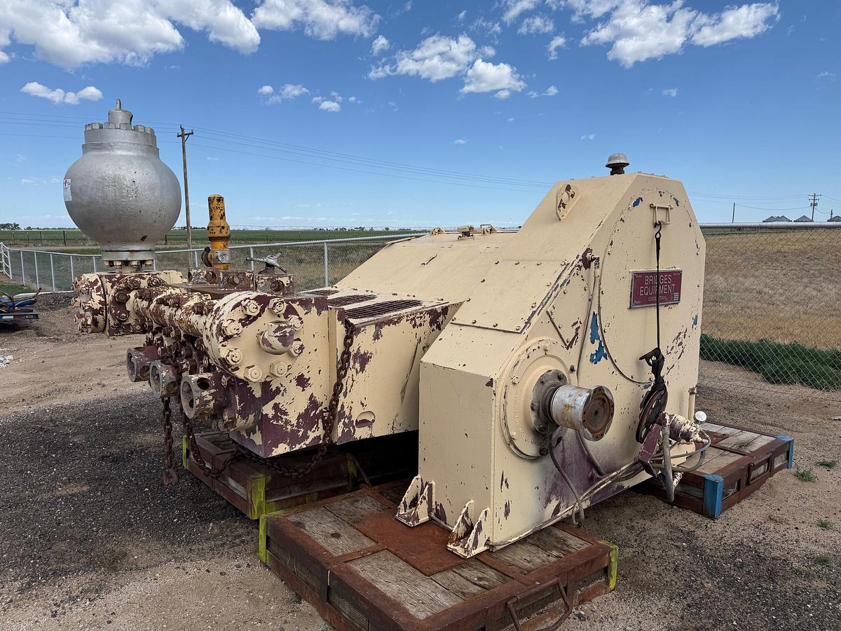 Used 2012 RS-F1000 TRIPLEX MUD PUMP