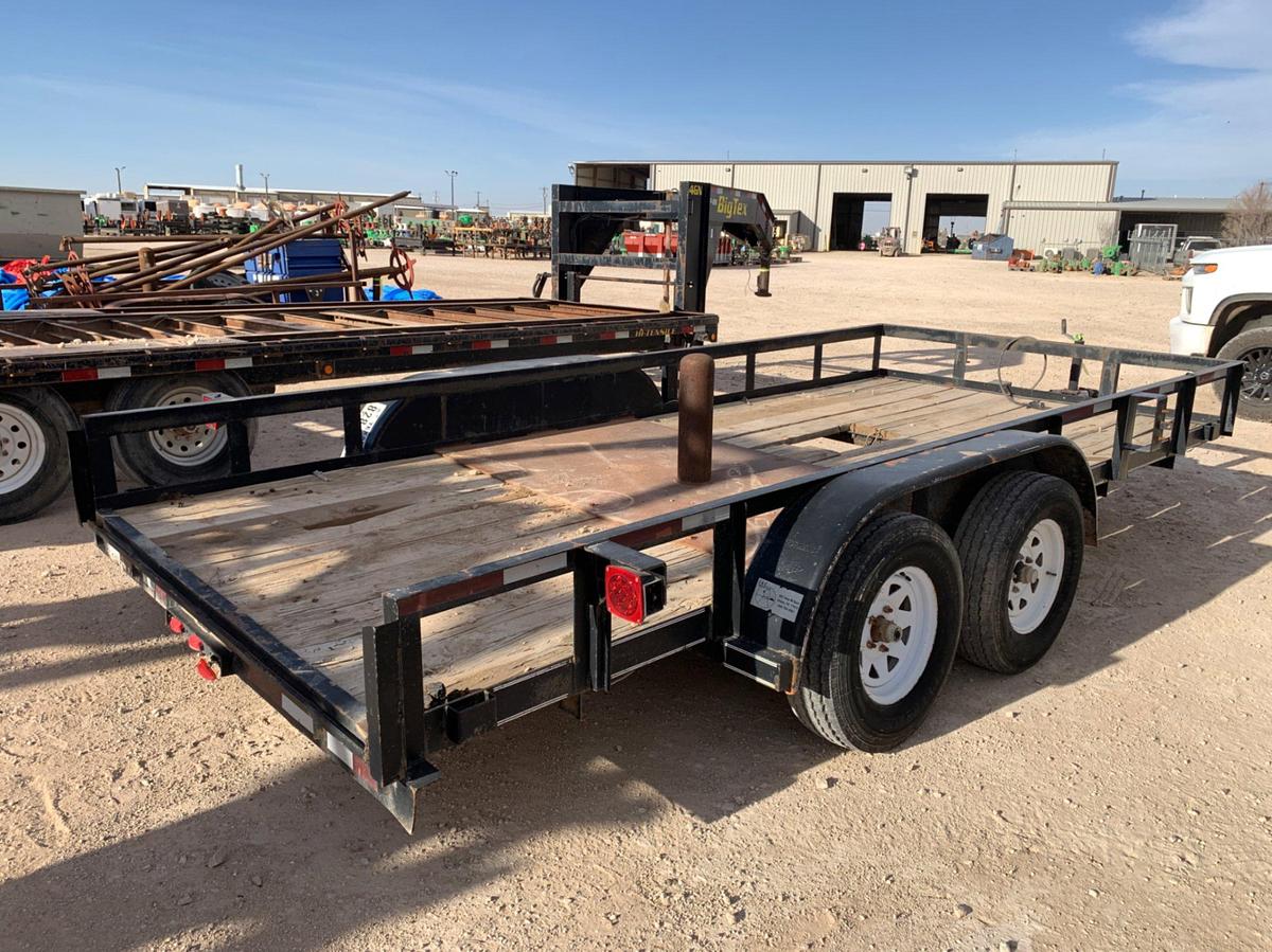 Used 2009 Park Bumper Pull BOP Transport Trailer