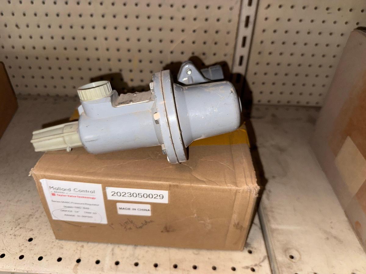 Used SECTION OF (10+) KIMRAY MOTOR VALVES, TRUNIONS, & REPAIR KITS, WSI HEAVY WALL TEES, BAIRD 125 PSI RELIEF VALVES, & RELATED