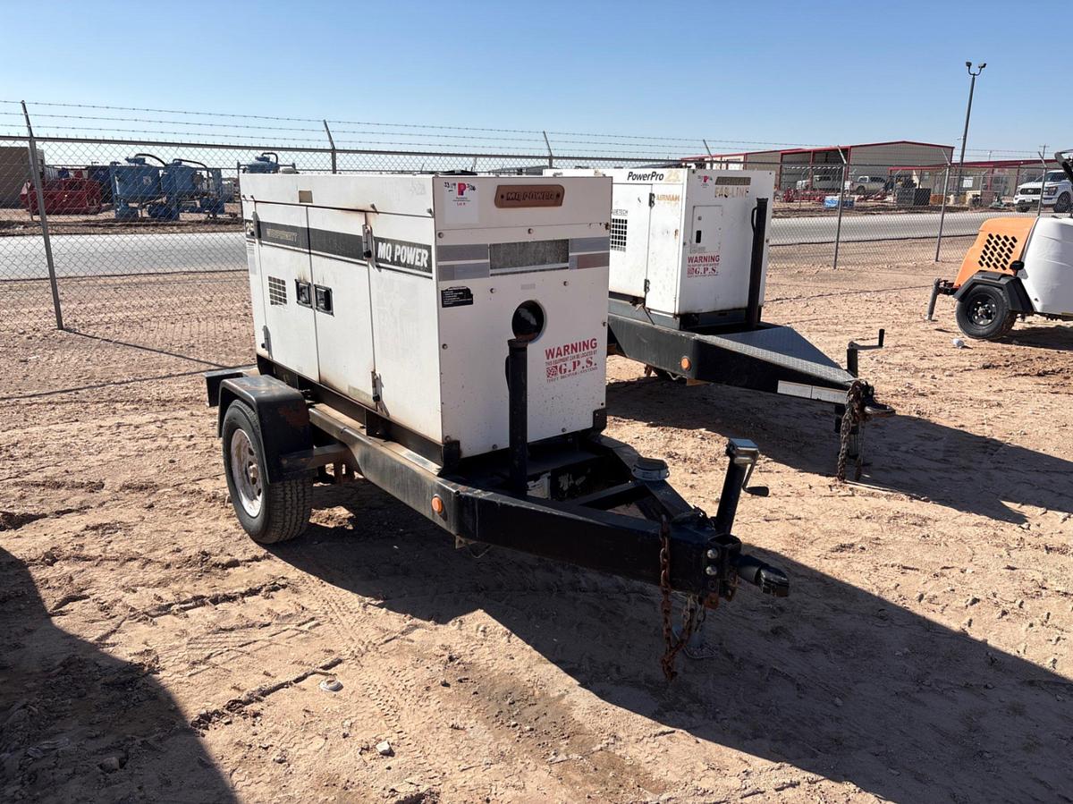 Used 2005 WHISPERWATT  25KW S/A BUMPER PULL GENERATOR
