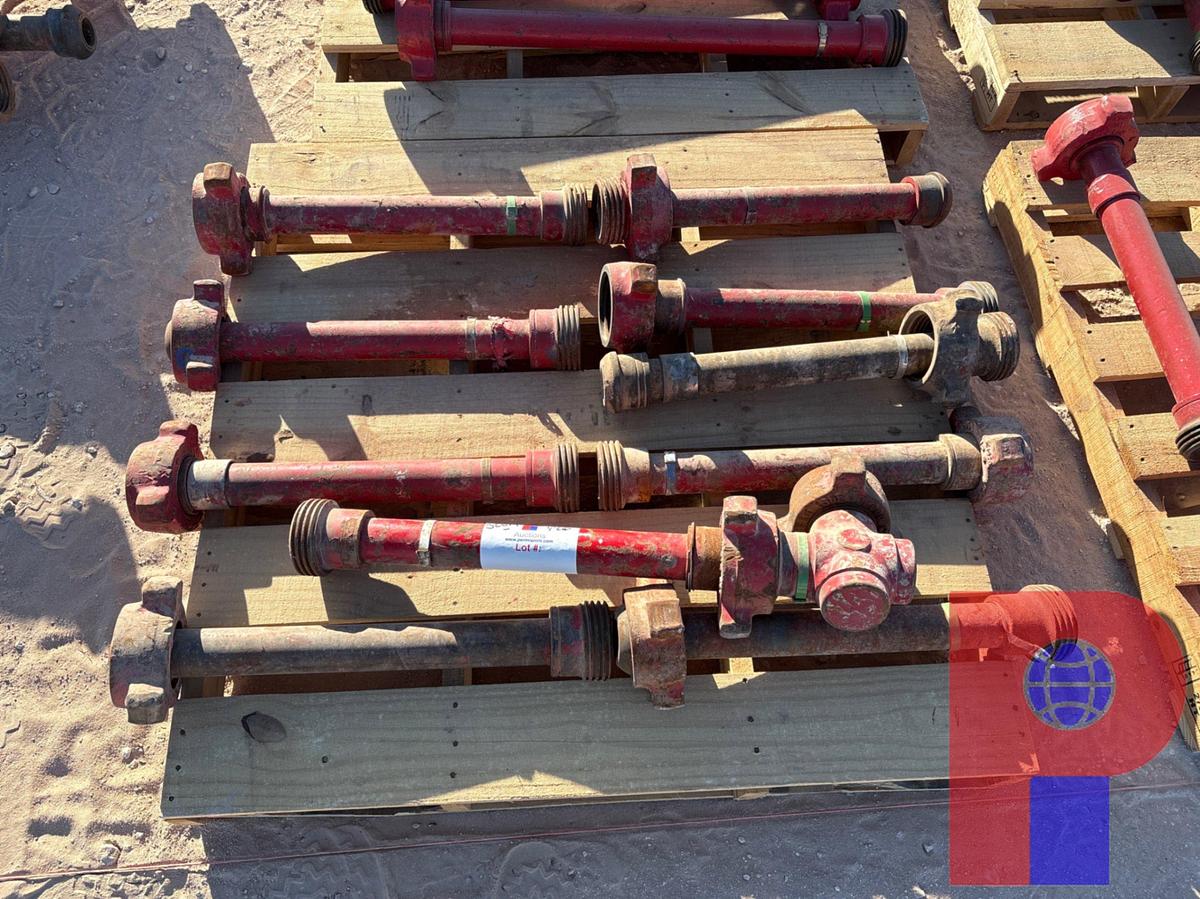 Used (10x$) 2” x 2’ 1502 pup jts w/ (1) 2” 1502 elbow