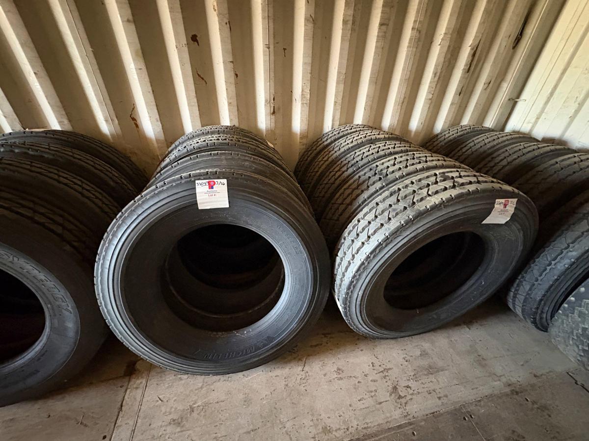 Used (13) 11R24.5 tires