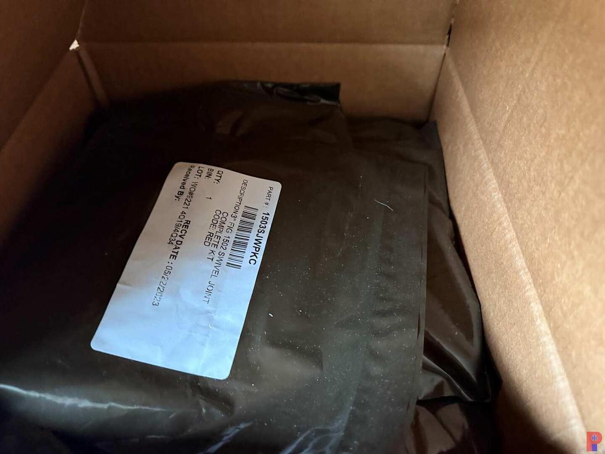 Used C2ROW5- (7) HAMMER WING NUTS, (2) BOXES RETAINER RINGS, (4) 3” KEMPER SWIVEL KITS, (18) 1”LT PL VLV REPAIR KIT, SEE DETAILS