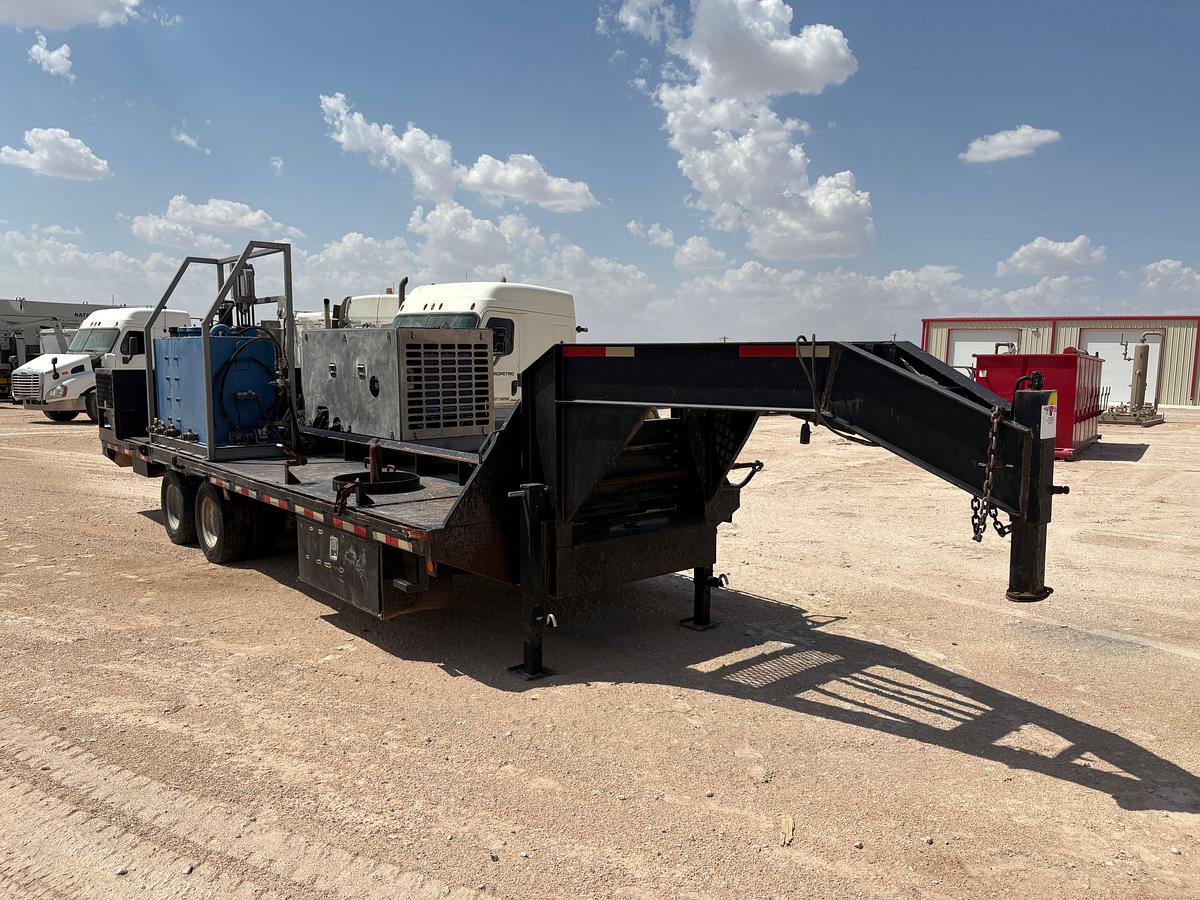Used STS 24’ x 101” T/A GOOSENECK GREASE INJECTION TRAILER