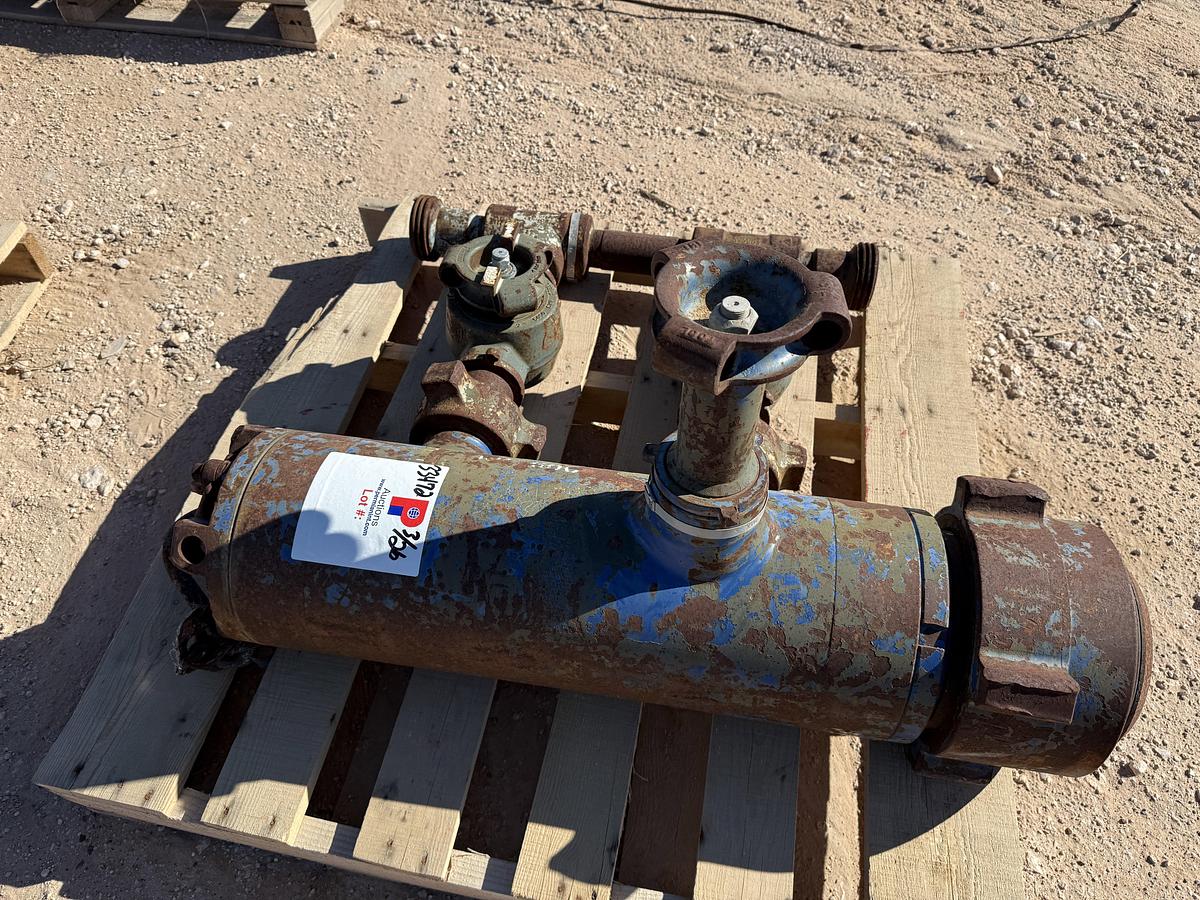 Used (1) MULTI-SIZE SINGLE PLUG CEMENT HEAD