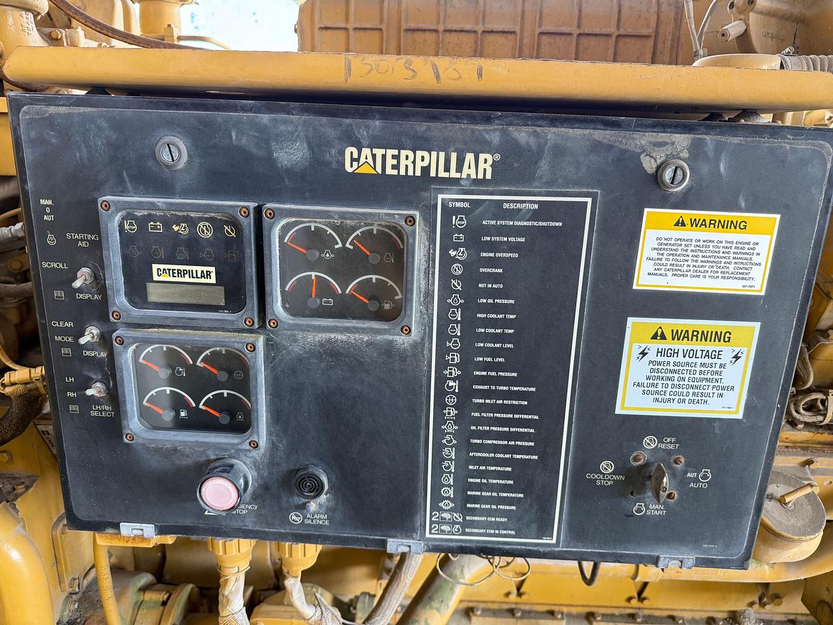 Used KATO 1204-KW DIESEL GENERATOR SET P/B CATERPILLAR 3512B 1621-HP