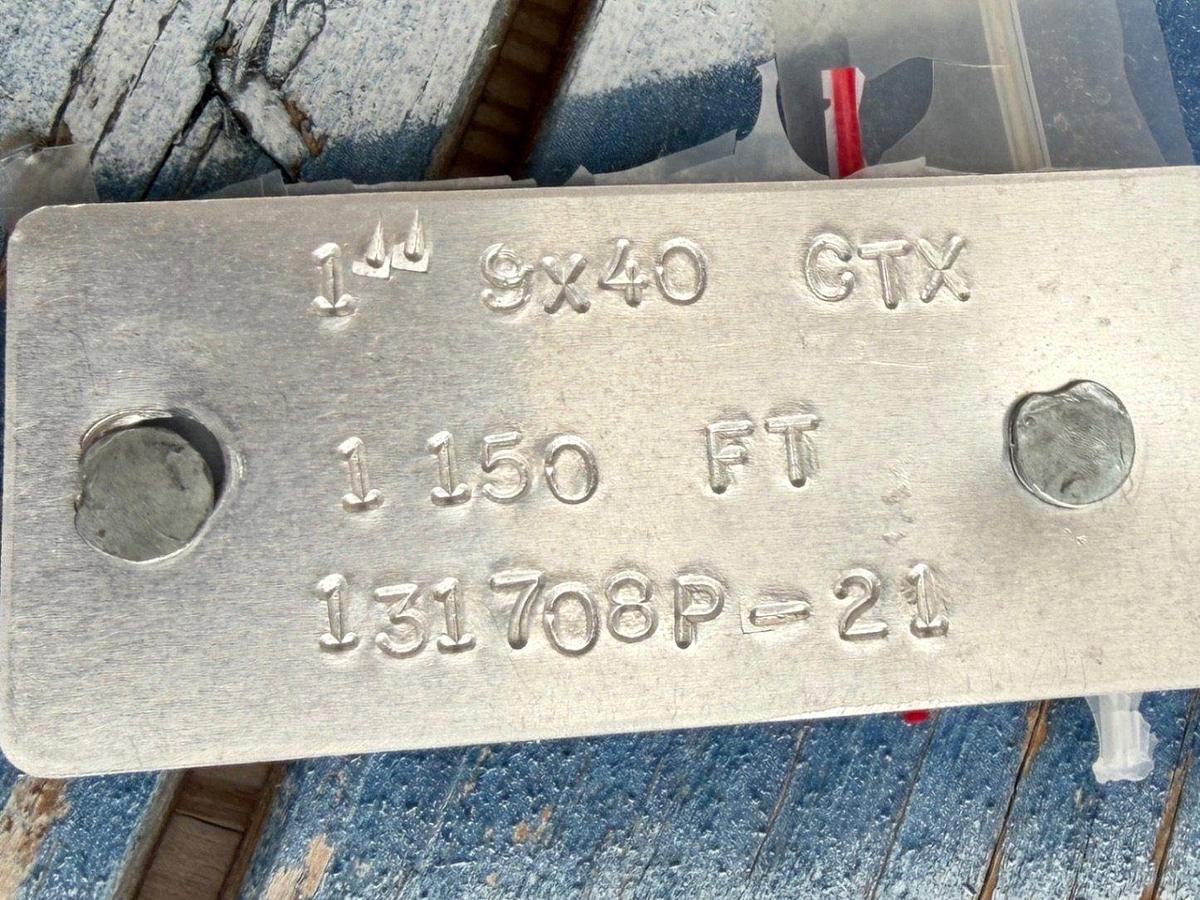 Used (16) spools of 1” Drill Line