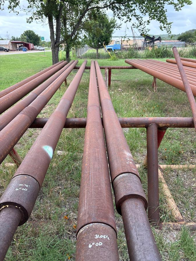 Used 6”OD x 2-3/8”ID x 31.05’L 4-1/2XH SLICK DRILL COLLAR