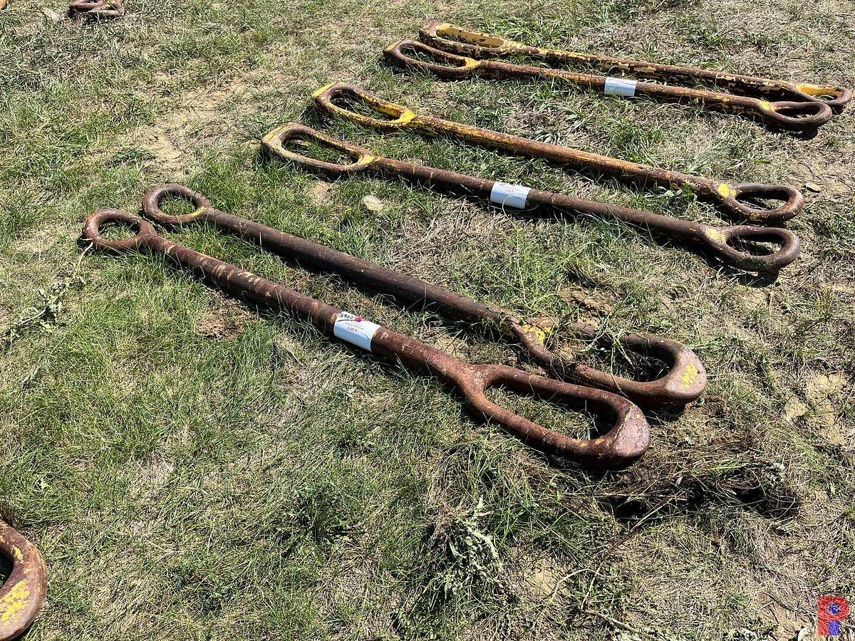 Used (2) 2” X 72” ELEVATOR LINKS