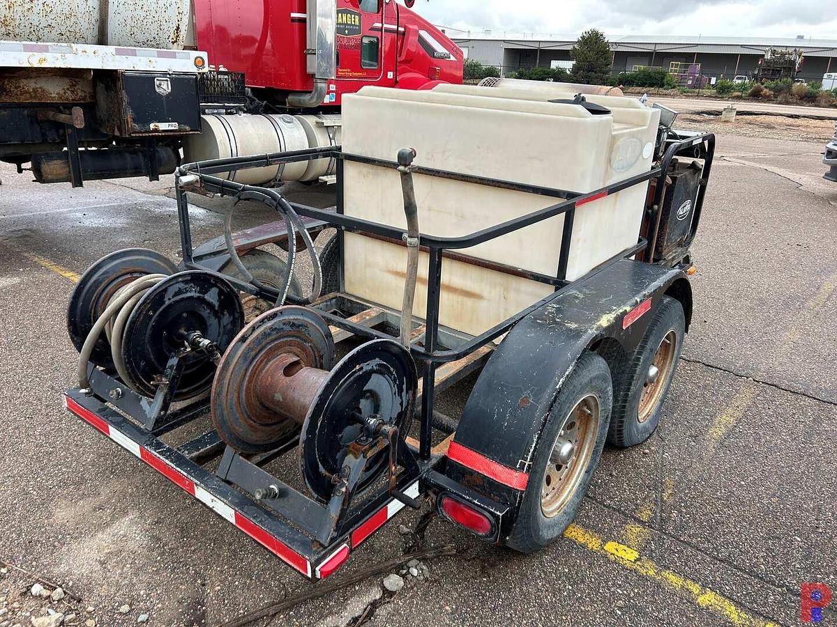 Used 2004 ALKOTA  CLEANING SYSTEMS 10’ BUMPER PULL PRESSURE WASHING TRAILER