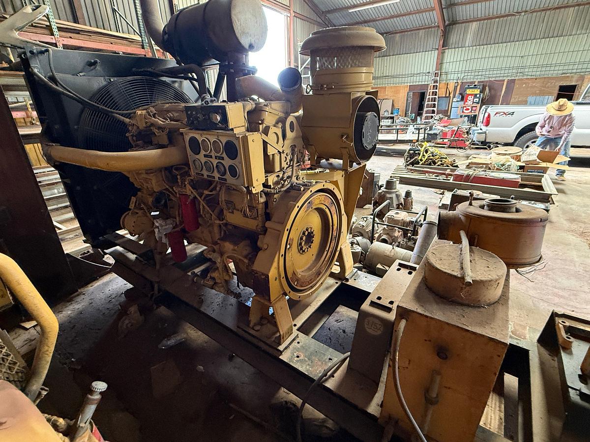 Used (2009 REBUILT) CATERPILLAR C-15 POWER UNIT, SKIDDED
