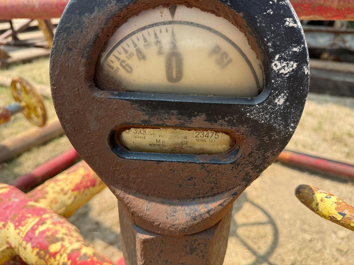 Used (4) 3K WP GATE VALVE & CHOKE MANIFOLD