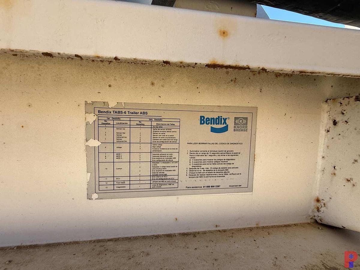 Used 2015 EXA INDUSTRIAL T/A STEEL PNEUMATIC TRAILER