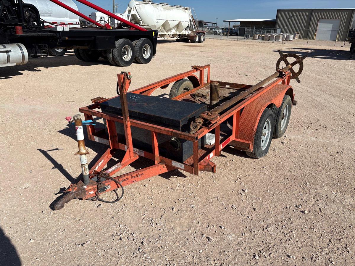 Used 2008 TMP 10’ X 5’ T/A BUMPER PULL BOP TRAILER