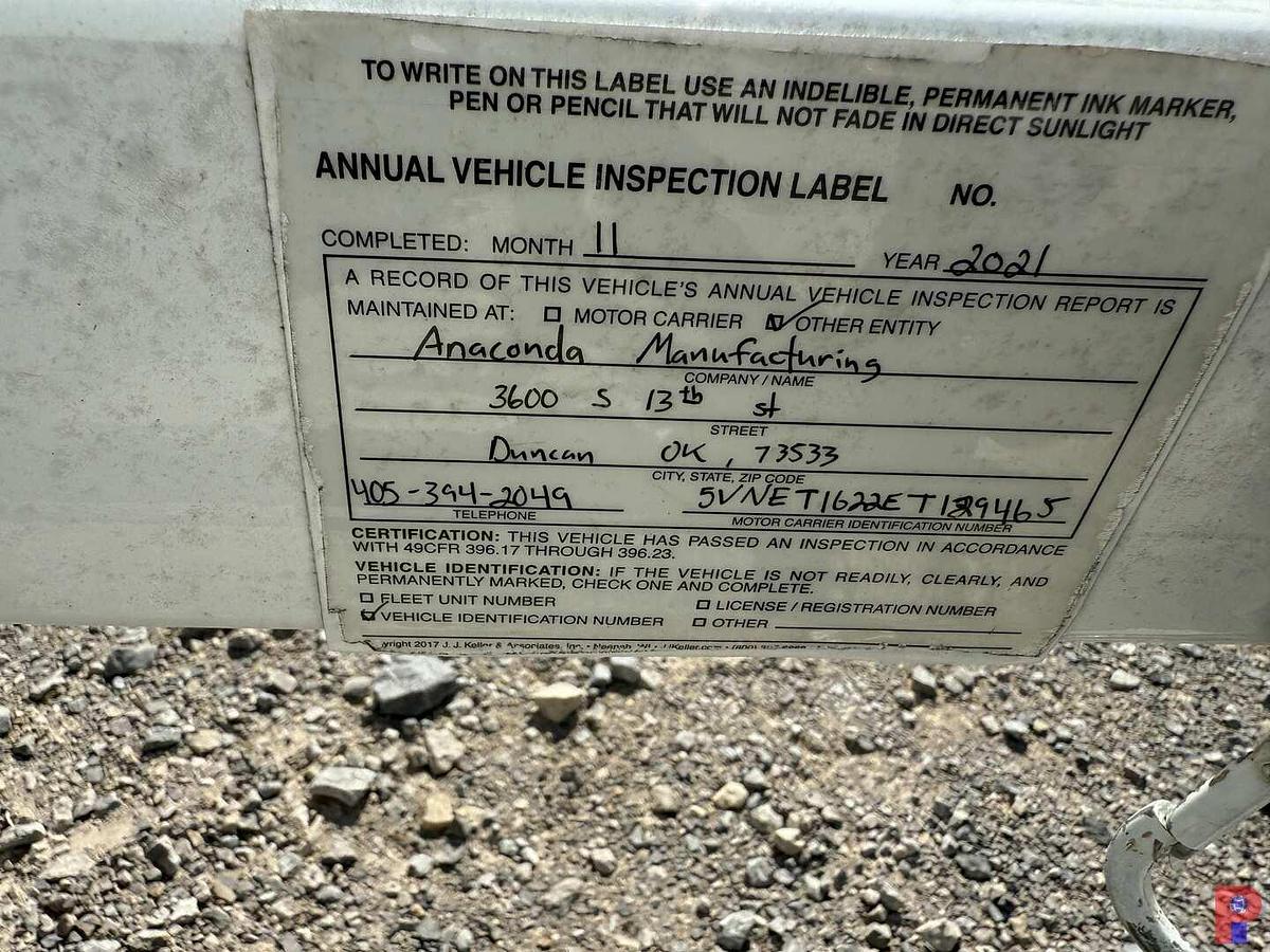 Used 16’ T/A BUMPER PULL DIELECTRIC CARGO TRAILER