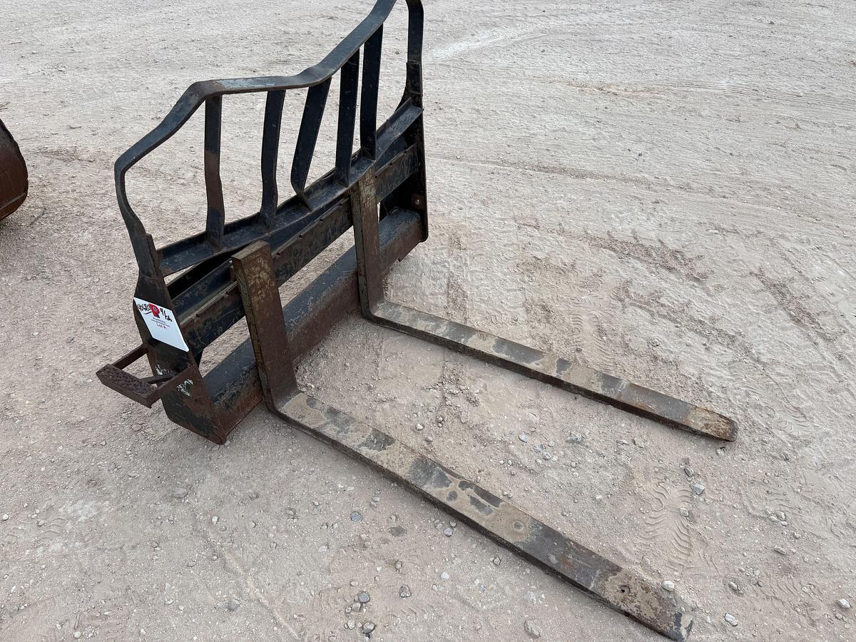 Used 4’ x 4’ SKID STEER FORK ATTACHMENT