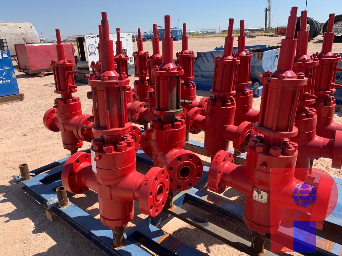 Used (3) 3” HYDRAULIC GATE VALVES