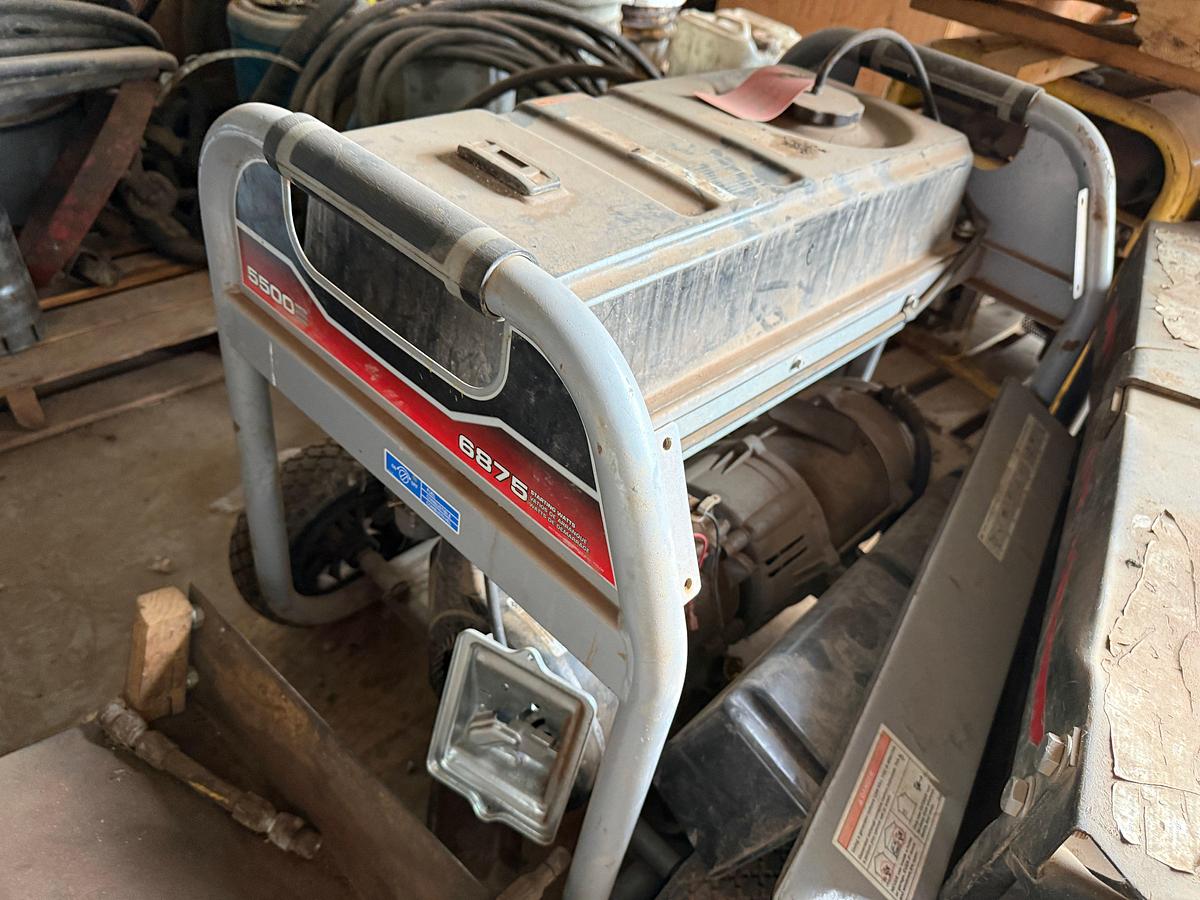 Used (10) VARIOUS BRAND GAS GENERATORS F/ PARTS ONLY