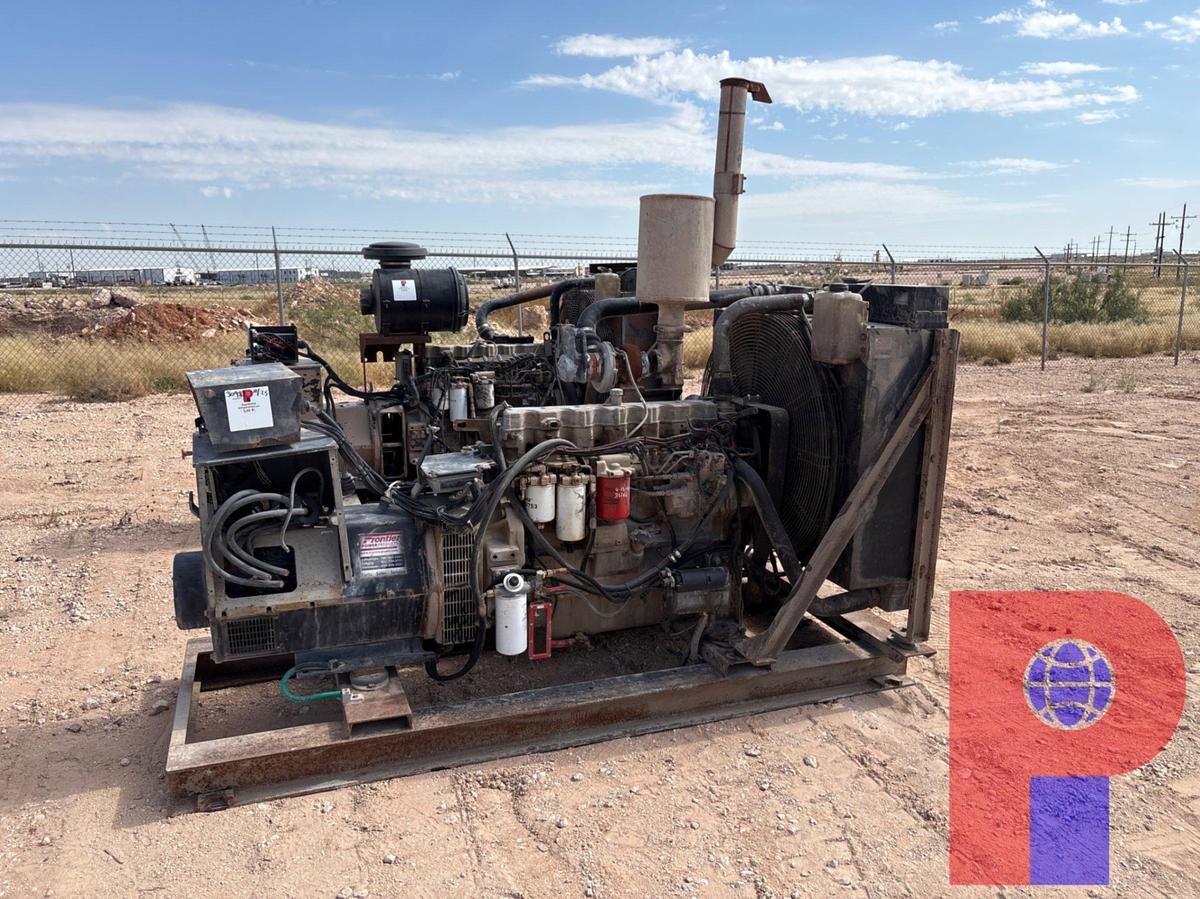 Used NEWAGE 180KW GENERATOR P/B: JOHN DEERE DIESEL ENGINE