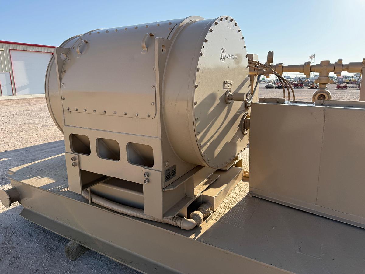 Used 2013 GARDNER DENVER GD-2250T 10K WP TRIPLEX PUMP (UNUSED REBUILD) P/B MTU 12V2000 1005-HP, SKIDDED