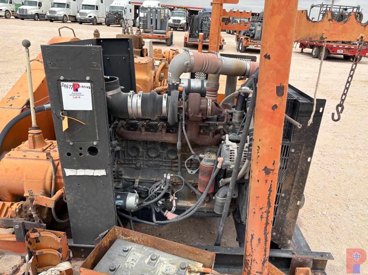 Used GARDNER DENVER TEE TRIPLEX PUMP UNIT, SKIDDED