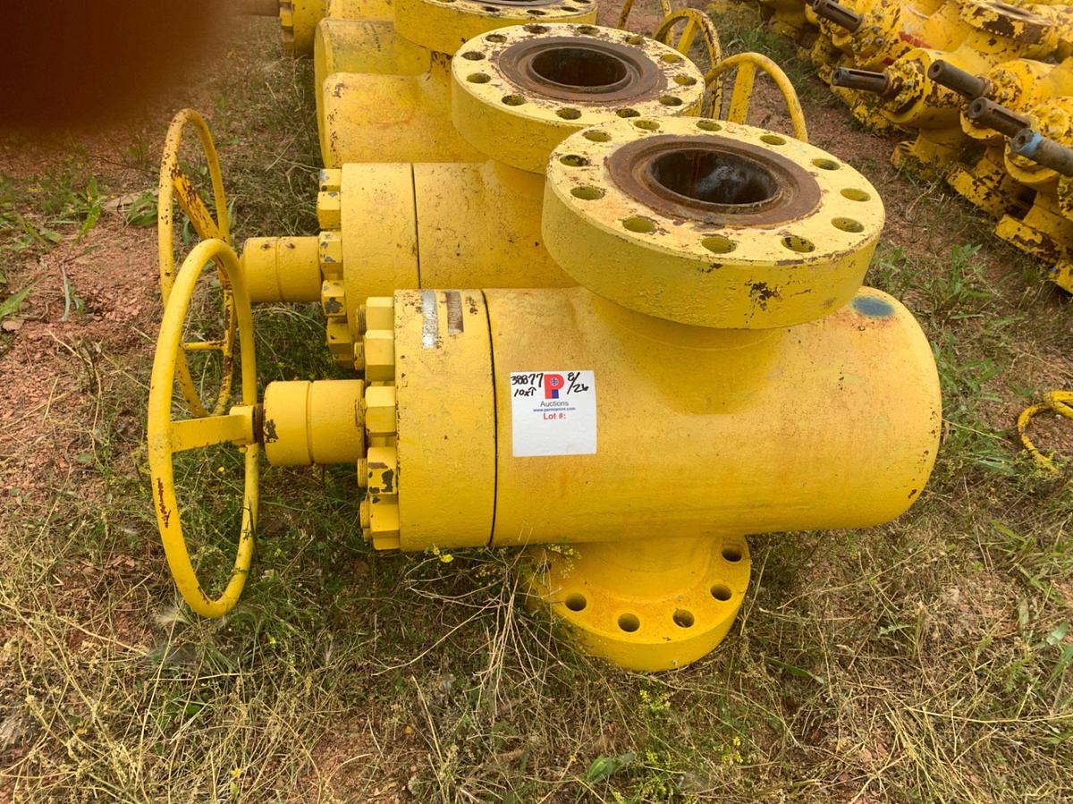 Used (10) 7-1/16 10k Manual Gate Valves
