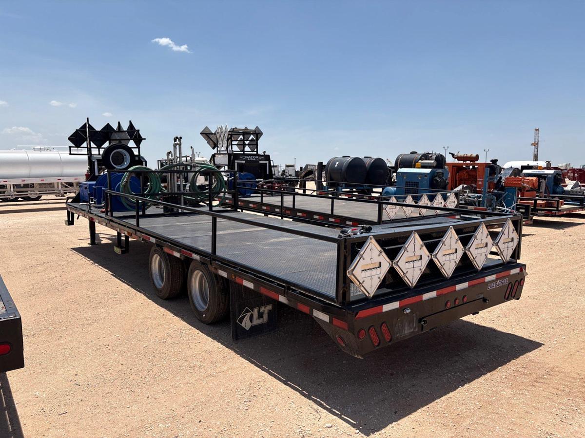 Used 2022 LOAD TRAIL 30’ X 102” T/A GOOSENECK CHEMICAL PUMP TRAILER