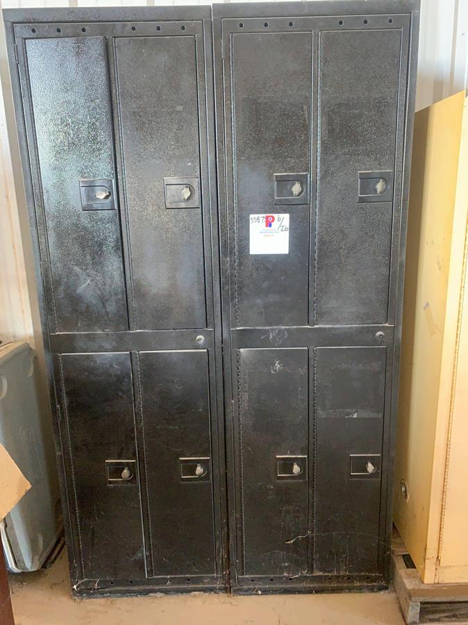 Used (2) 4 Door Lockers