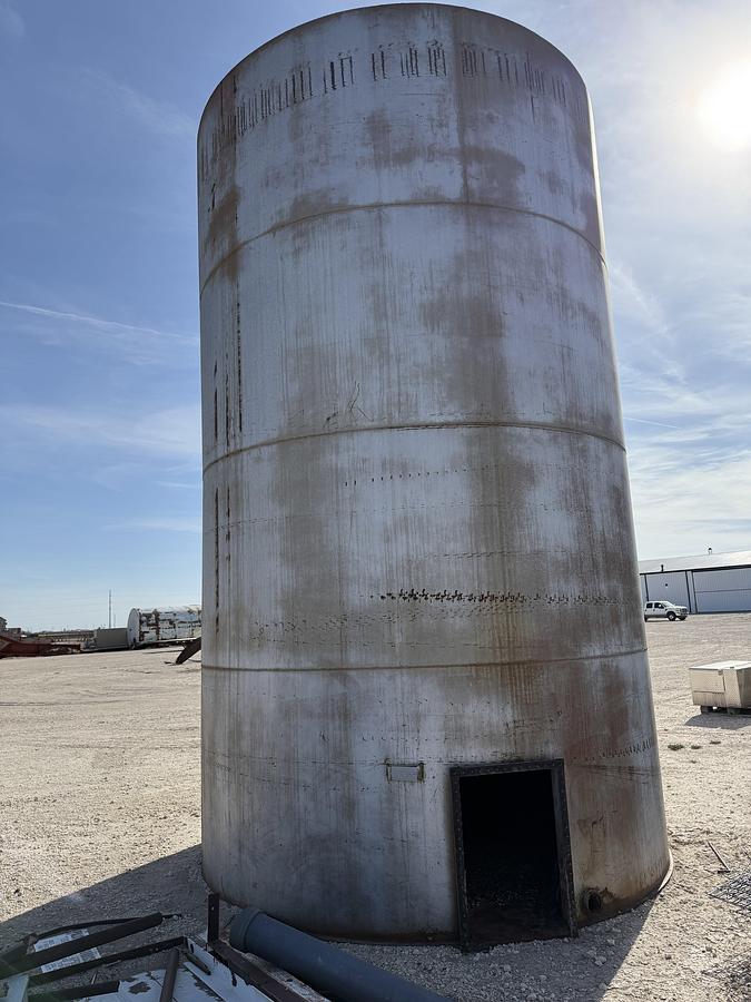 Used 1988 PERMIAN TANK & MANUFACTURING CO. 12’ DIA X 20’ H 400 BBL CRUDE OIL STORAGE TANK