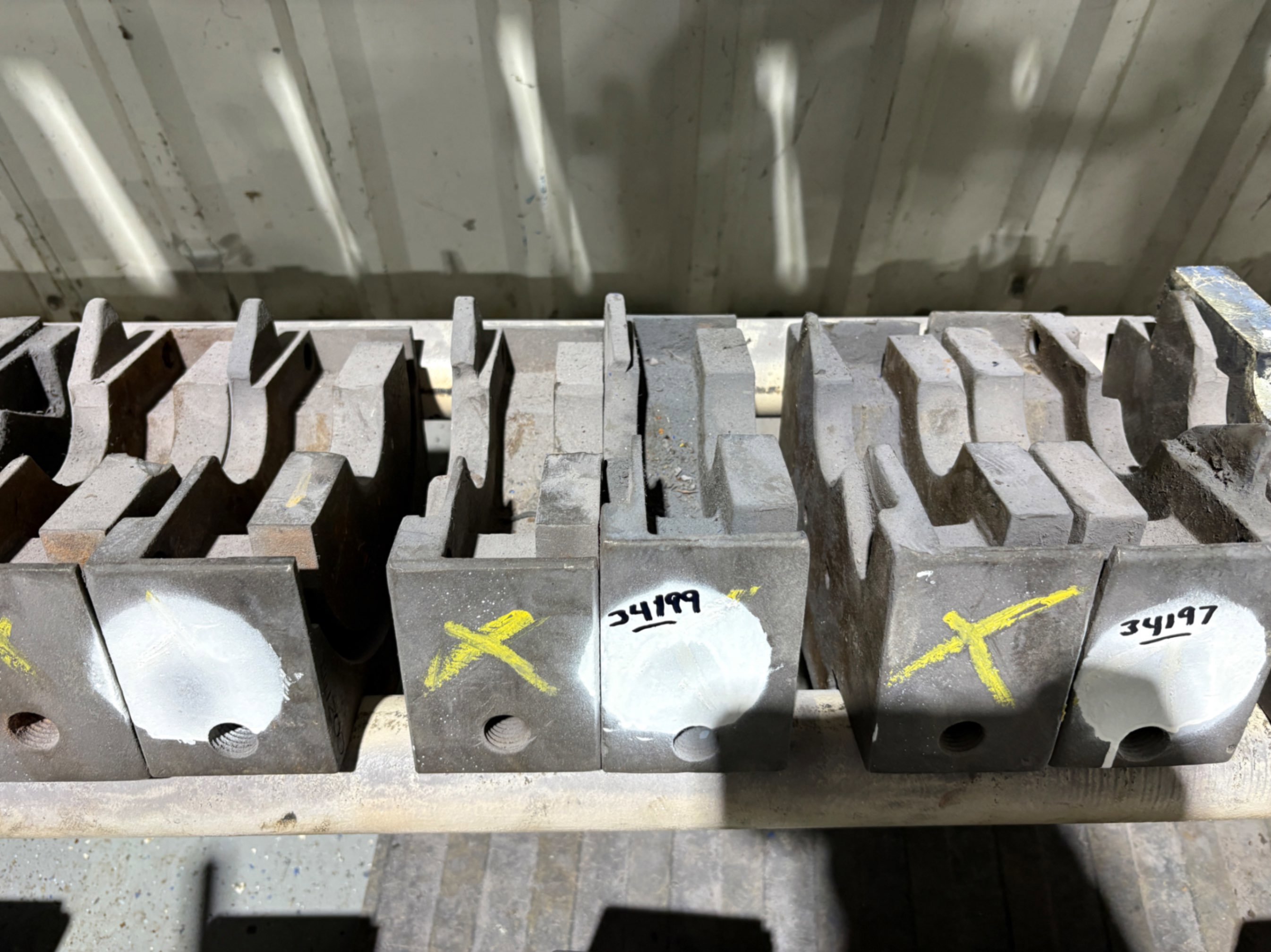 Used SET OF (2) 2-3/8” REEDY BOP PIPE RAMS