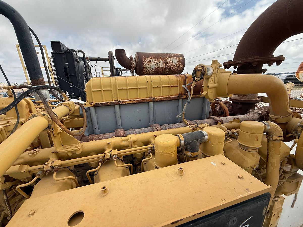 Used 2011 GARDNER DENVER PZ11 TRIPLEX DRILLING MUD PUMP P/B CATERPILLAR 3512, SKIDDED
