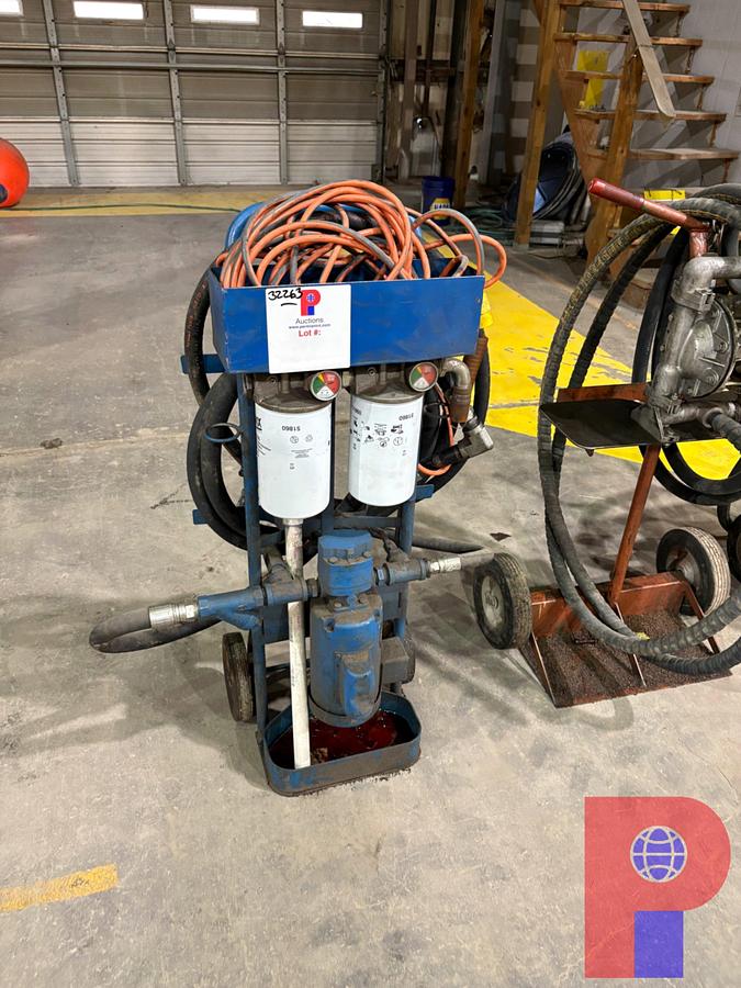 Used 5HP ELECTRIC PORTABLE FUEL TRANSFER PUMP