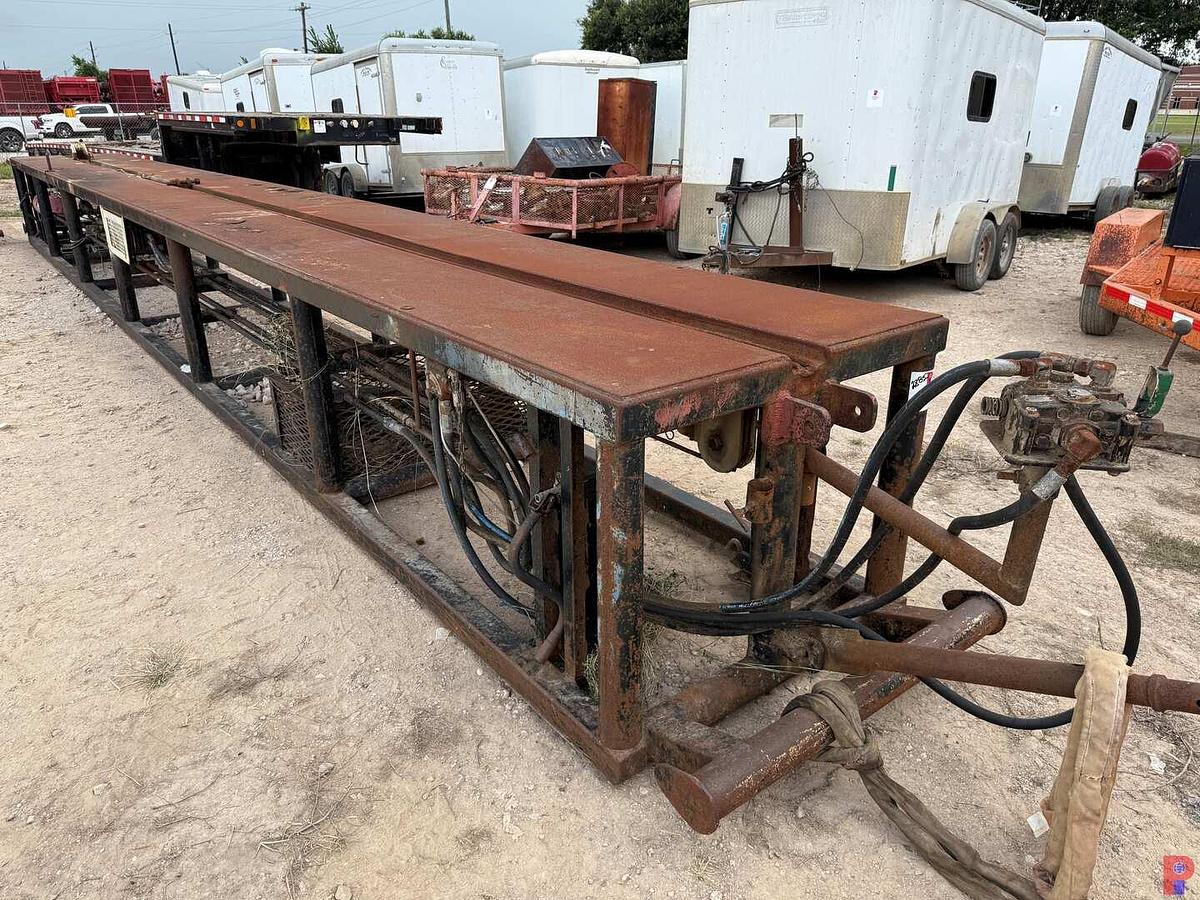 Used 40’L X 50”W X 45”H HYDRAULIC CATWALK SKIDDED