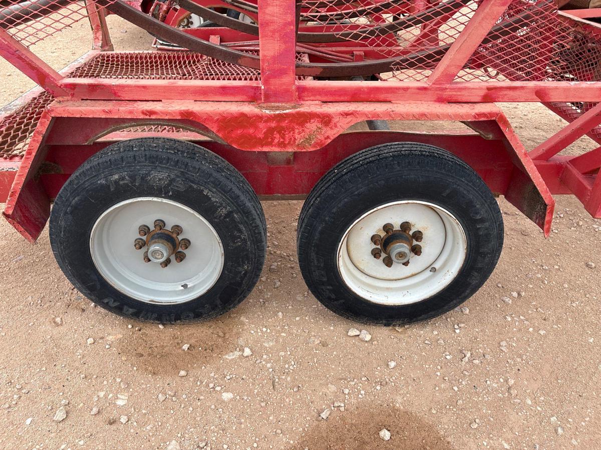 Used 2014 LAYFLAT T/A GOOSENECK REEL TRAILER