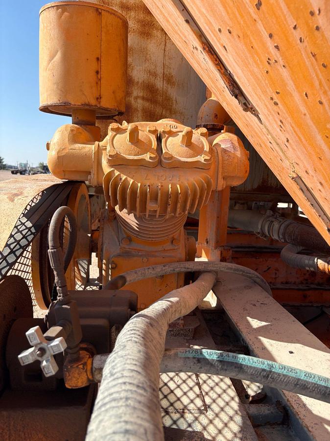 Used National Oilwell P17 T/A cement pump trailer
