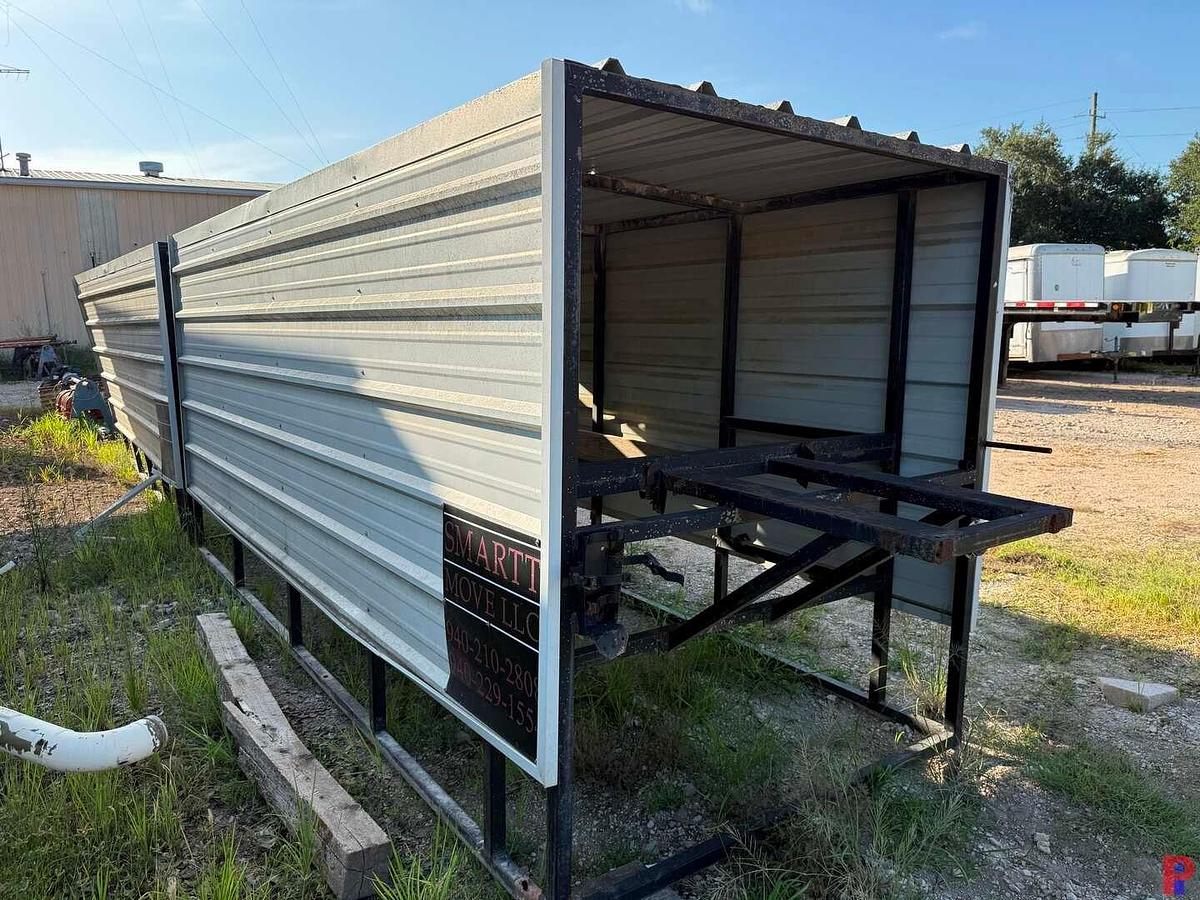 Used (2) 16’L X 76”W X 88” COOL DOWN TRAILER CANOPIES / ROOF TOPS