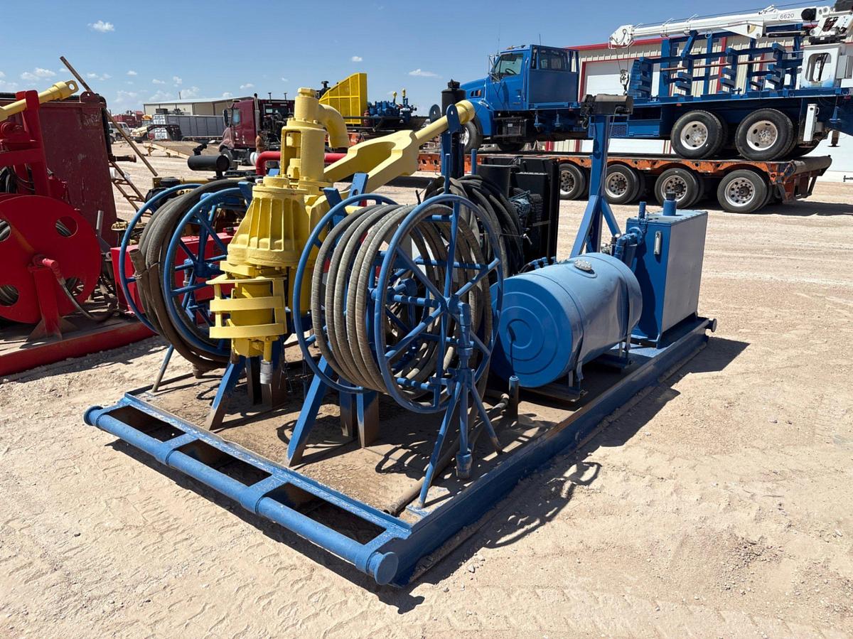 Used Bowen 2.5 power swivel unit, skidded